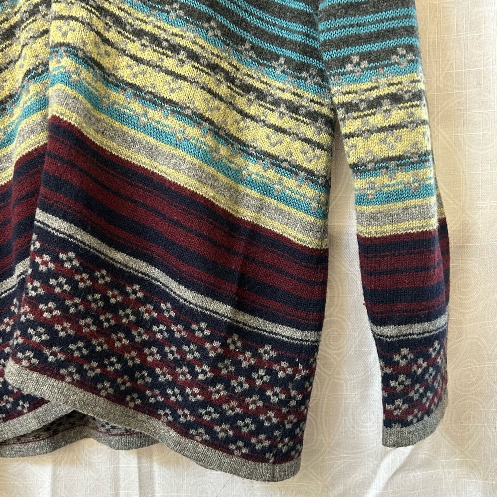 Coldwater Creek Blue and Brown Cardigan Sweater - Picture 8 of 13